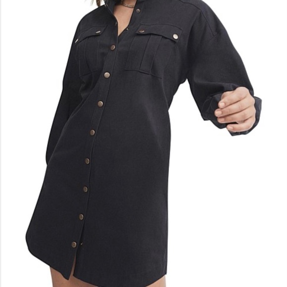 Witchery Dress Navy - Picture 3 of 5